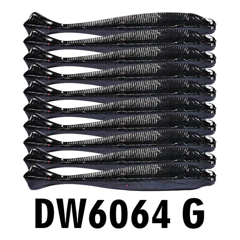 

Hot Sale 10PCS SUPER soft fishing bait 70mm 95mm artificial bait 10 color silicone soft fishing lure