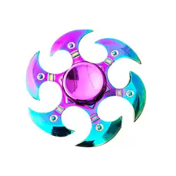 Взрослые дети игрушки Finger Spinner офисная тревога облегчение стресс фиджет гироскоп цветок/Башня/паук металлические ручные Спиннеры