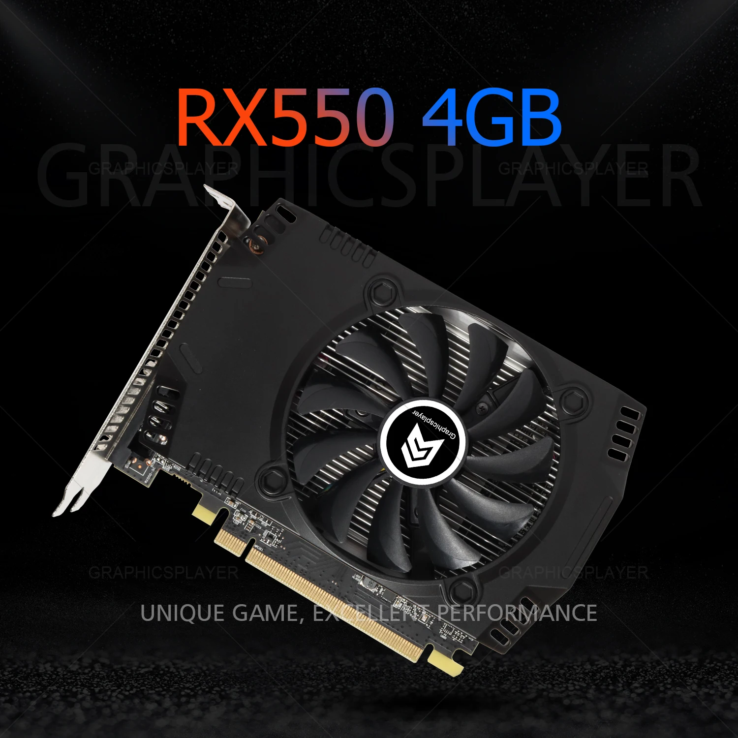 Graphics Card Video Card Carte RX550 4GB 128BIT GPU Model Video Memory Placa De Video for PC computer AMD RX latest gpu for pc