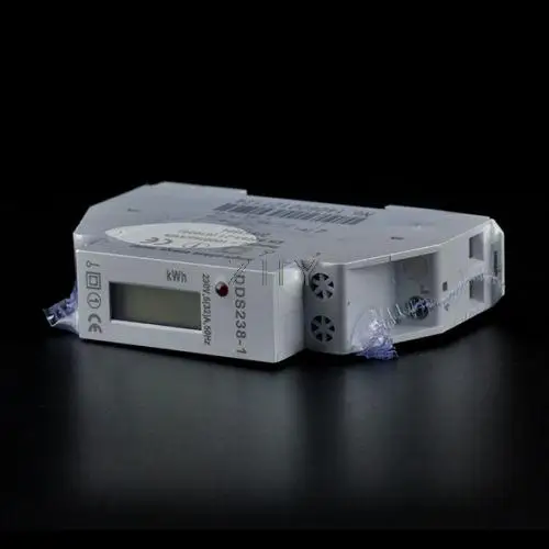 DDS238-1Single фаза DIN-rail lcd киловатт кВтч Ватт счетчик энергии часов 5(32А) 230 В