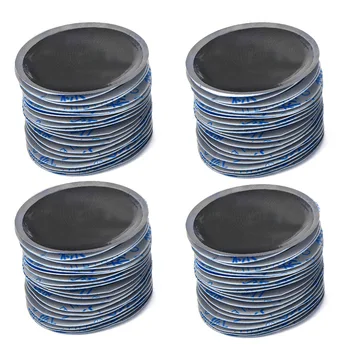 

80Pcs/Box ultra thin Tire Repair Patch 58mm Car Round Natural Rubber Tire Tyre Puncture Repair Cold Patch Tubeless Patches