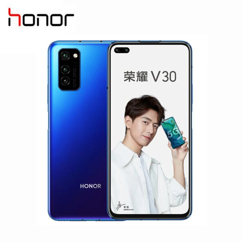 Оригинальный официальный Новое Honor вид 30 V30 смартфон 5G версия 6 57 дюймов Kirin 990 Octa Core