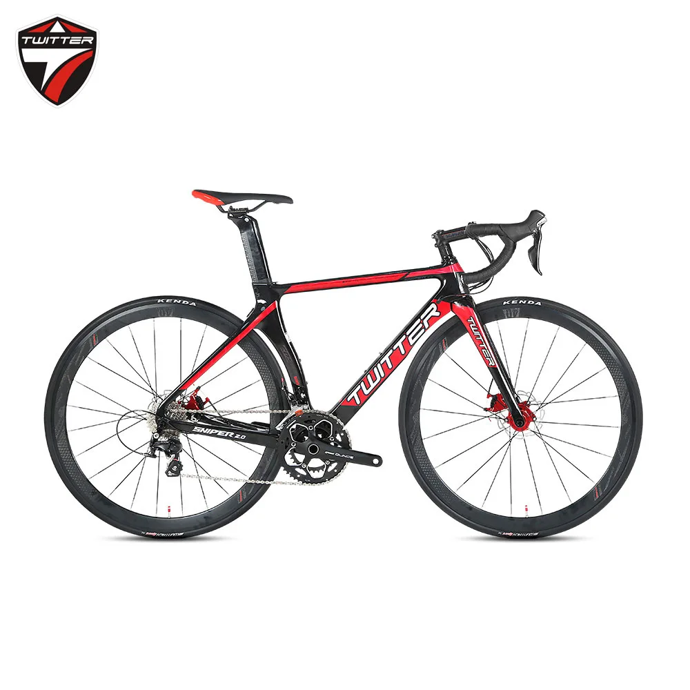 TWITTER SNIPER2.0 700C Carbon Road Bike 22 Speed Bicycle with Hydraulic Disc Brake R7000 Derailleur transmission TWITTER SNIPER2.0 700C Carbon Road Bike 22 Speed Bicycle with Hydraulic Disc Brake R7000 Derailleur transmission