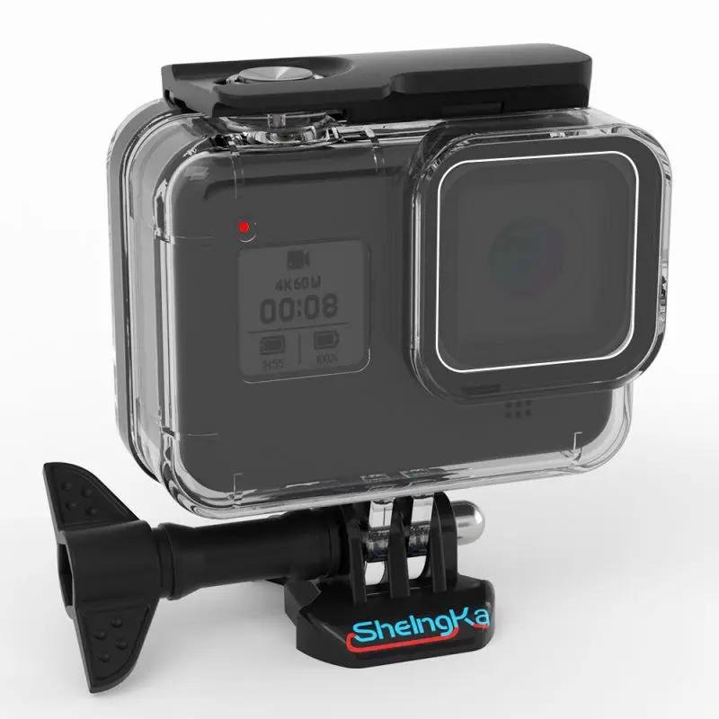 Прозрачные водонепроницаемые чехлы для Gopro Hero 8 черные спортивные камеры водонепроницаемые чехлы для Gopro 8 аксессуары