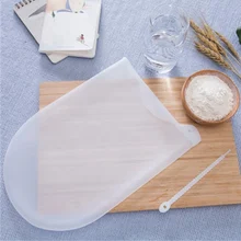 Модный силиконовый легкий мешок для теста, простой портативный домашний мешок для смешивания муки, свежий антипригарный мешок, кухонные принадлежности для выпечки