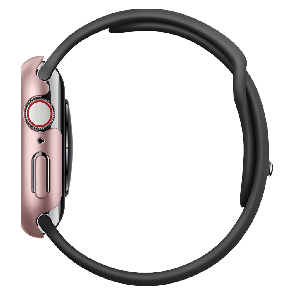 Spigen тонкий подходят для наручных часов Apple Watch 5/4(44 мм) чехол форма-Подогнанный Дизайн Жесткий Поликарбонат Материал гладкая отделка Тонкий чехол Крышка