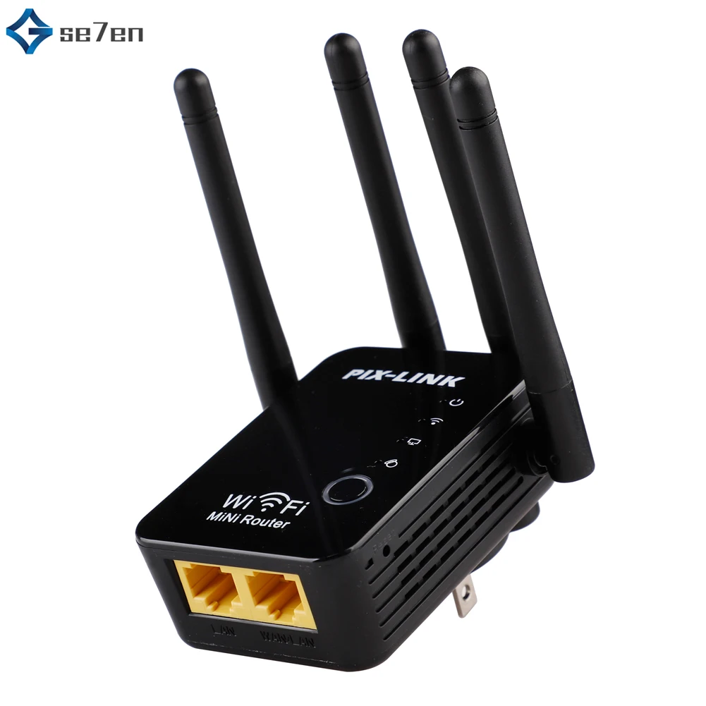 300 Мбит/с беспроводной Wi-Fi маршрутизатор Ретранслятор Wi-Fi усилитель расширитель домашней сети 802.11b/g/n RJ45 2 порта willess-N Wi-Fi