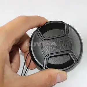 62mm Center Pinch Snap on Front Cap For Sony Canon Nikon Lens Filters New and high quality