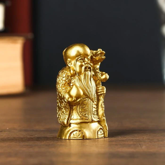 Netsuke-decoración para el hogar, 3 estrellas, ancianos ► Foto 3/5