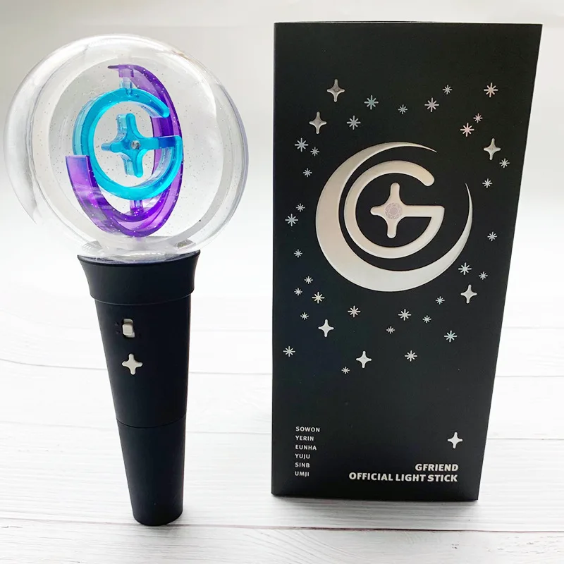 GFRIEND Kpop GFRIEND Lightstick Ver.2 концертная поддержка световая палка Bluetooth подключение Мода GFRIEND стеклянные бусины ночные лампы вентиляторы подарки - Цвет: GFRIEND