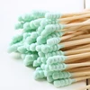 100pcs/bag Double Head Cotton Swabs Women Makeup Disposable Cotton Buds Nose Ears Cleaning Wood Cotton Swabs ► Photo 2/6
