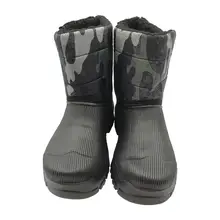 Мужские ботинки женские зимние ботинки на платформе для мужчин толстый плюш водонепроницаемые Нескользящие г. Зимняя теплая обувь размера плюс 40-45