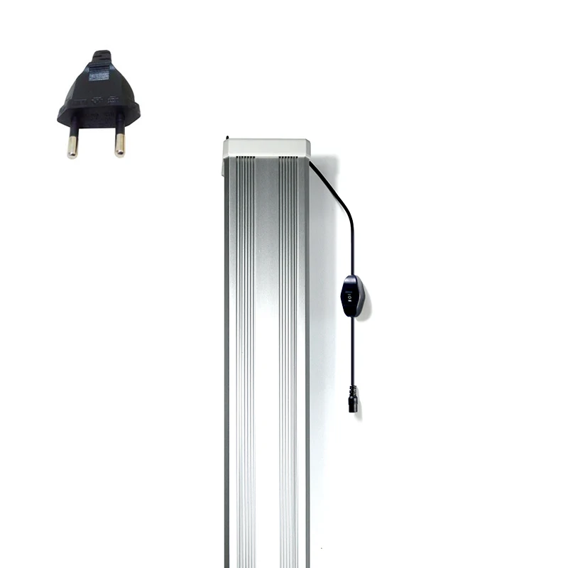 Светильник для аквариума, светильник для аквариума с 95-115 см выдвижными кронштейнами, 180 светодиодный светильник для 36 Вт, светильник для аквариума ing decro - Цвет: EU plug white shell
