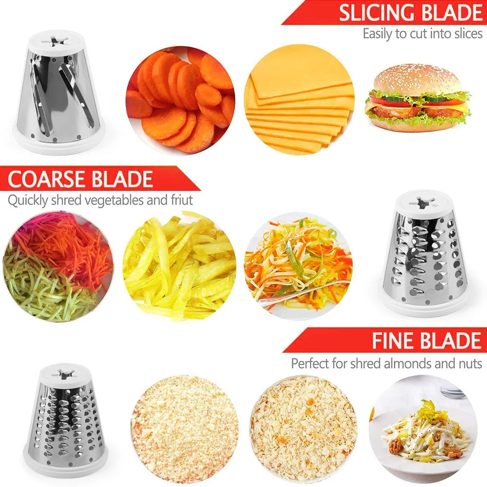 New For KitchenAid KSMVSA Accessories Fresh Food Prep Slicer Shredder Attachment For Kitchen Stand Mixer Make Salad Coleslaw