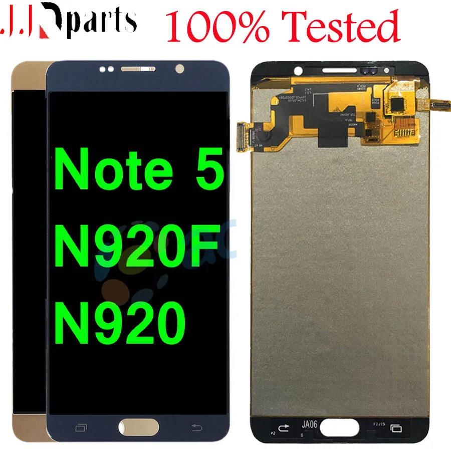 Для 5," samsung Galaxy NOTE 5 N920 N920F ЖК-дисплей кодирующий преобразователь сенсорного экрана в сборе Note5 замена TFT для samsung NOTE 5 lcd