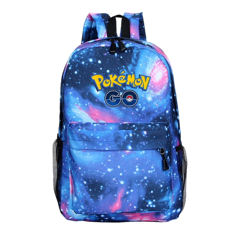 D8 Sac A Dos Пикачу Mochila рюкзак Pokemon аниме plecak ноутбук Унисекс Рюкзак 45-48 мультфильм Тетрадь животные школьные ранцы - Цвет: D8