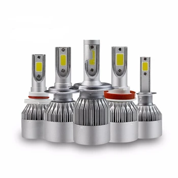 

H7 H4 LED H13 H11 H1 9005 9006 HB2 HB3 HB5 H3 COB 72W Car Headlights Bulb Head Lamp LED Light White 6000K