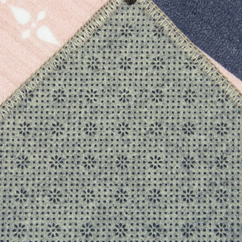 Bohemian Style Thicken Short Fluff Print Carpet For Living Room Bedroom Anti-slip Floor Mat Fashion Kitchen Carpet Area Rugs