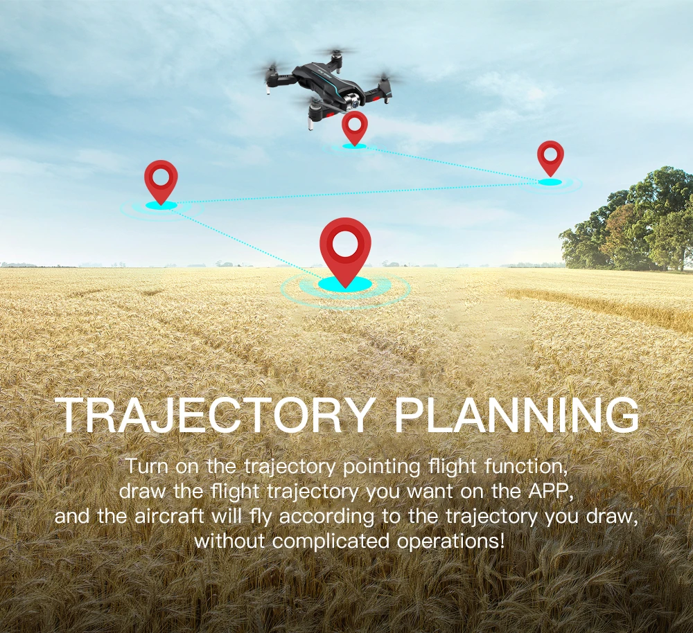 S17 Дрон 4k HD камера gps Дрон WiFi FPV 1080P без сигнала возврата RC вертолет полёт 15 минут Квадрокоптер Дрон с камерой