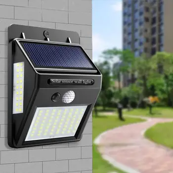 

100 LED Solar Street LightOutdoor Solar Lamp PIR Motion Sensor Wall Light Waterproof Solar Powered Street LED garden lights
