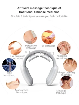 

Health Care Cervical Massager Dredge Neck Physiotherapy Intelligent Massager Paste Neck Office Portable Home Neck Guard