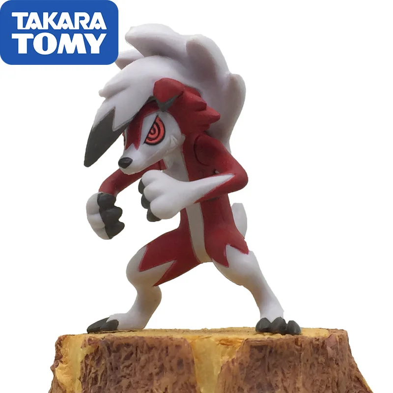 Оригинальная кукла-Покемон строительная игрушка модель Lycanroc коллекционные