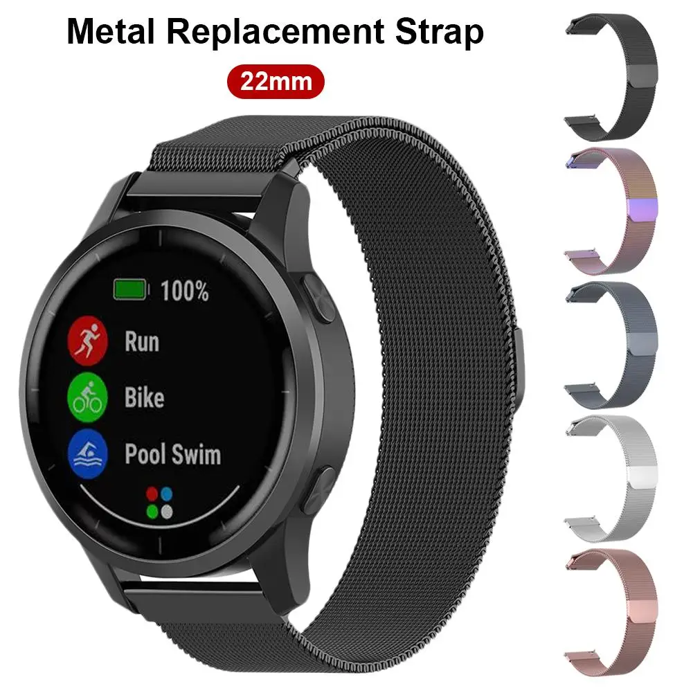 22 мм Quick Release сменный ремешок для часов Garmin Vivoactive 4 samsung gear S3 Fenix 5 Forerunner 945 935 Quatix 5 gps