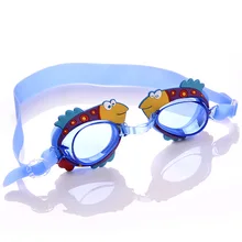 Детские Мультяшные очки, милые силикагелевые очки для дайвинга, детские очки, противотуманные очки для плавания, цветные рыбки в коробке