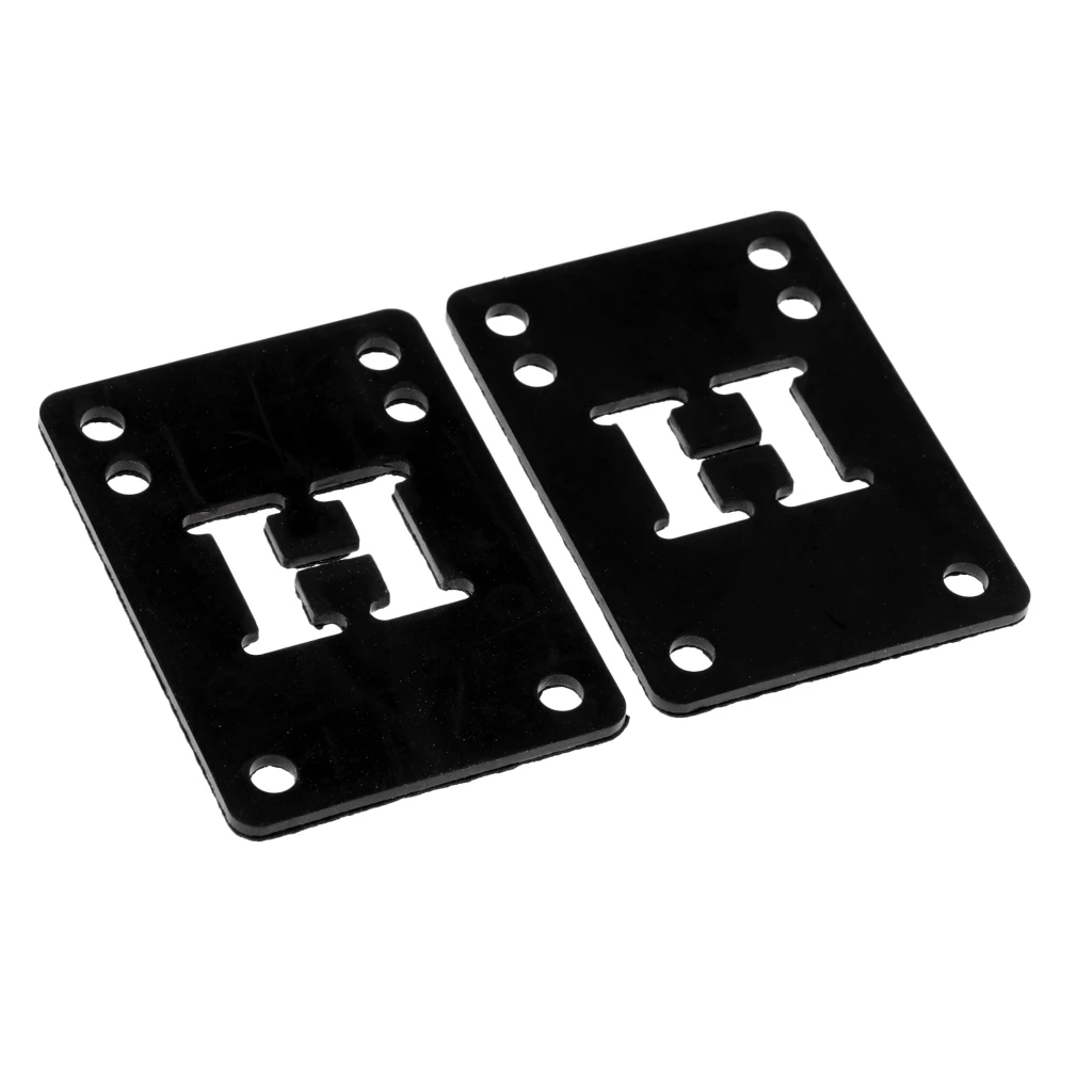 2 Pieces Rubber Skateboard Longboard Riser Pad Shock Pads 1/8 3mm