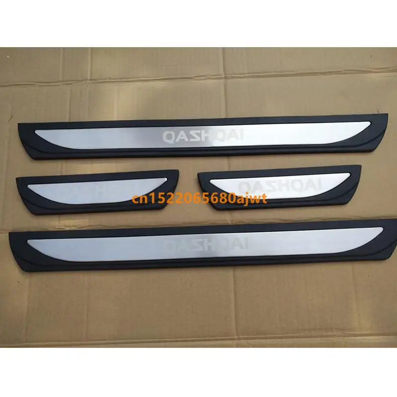 Для Nissan Qashqai J11 2016 2017 2018 2019 двери из нержавеющей стали Накладка Защитная гвардии