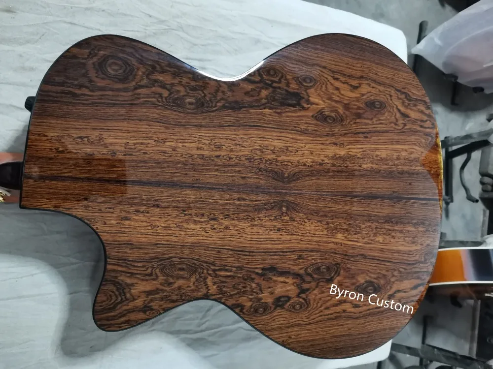 Акустическая гитара на заказ solid cedar top SP14 Акустическая гитара, настоящая акустическая эбеновая гриф cutaway beauty guitar