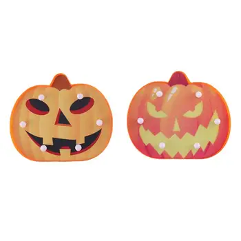 

2pcs Halloween Party Decorative LED Night Light Creative Halloween Props Party Decor Lamp Atmosphere Light (without Battery)