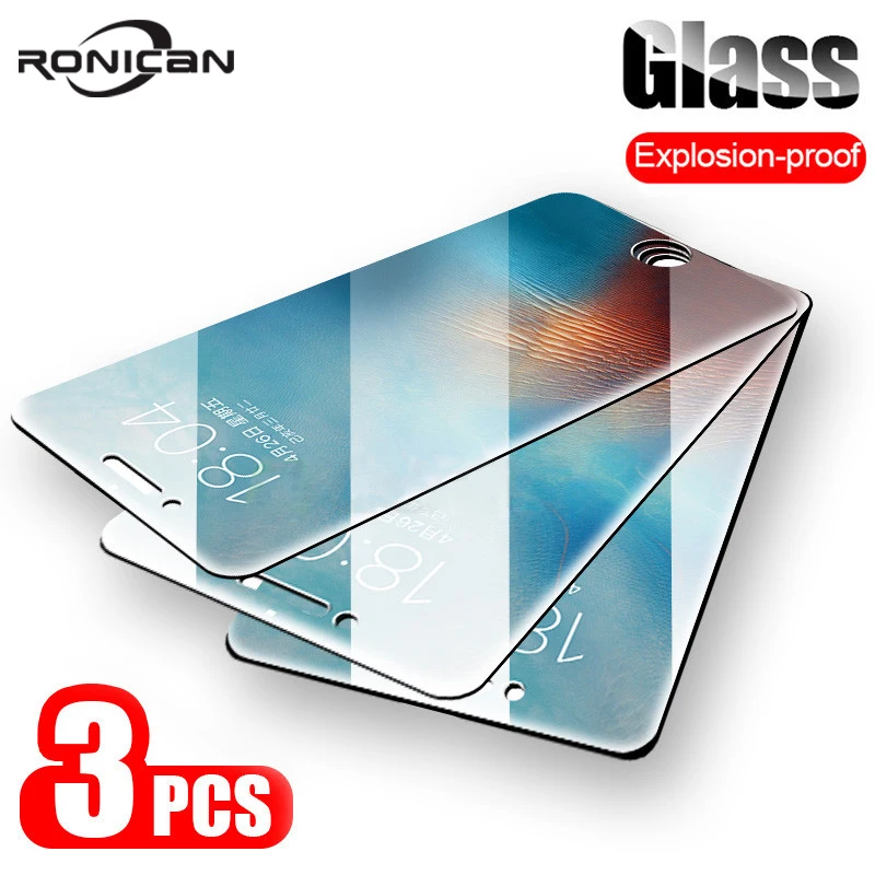 

9H Protective GlassFor iPhone 11 Pro Max X XS Max xr Tempered Screen Protector Glass For iPhone 5S SE 6 6s 7 8 Plus 4 4s Glass