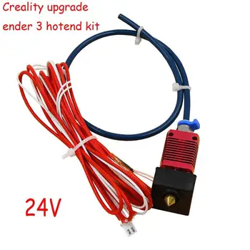 

Upgrade 3D Printer Extruder Assembled MK8 Hot End Kit with Capricorn PTFE Bowden Tubing for Ender 3/ 3 Pro 1.75mm 0.4mm Nozzle
