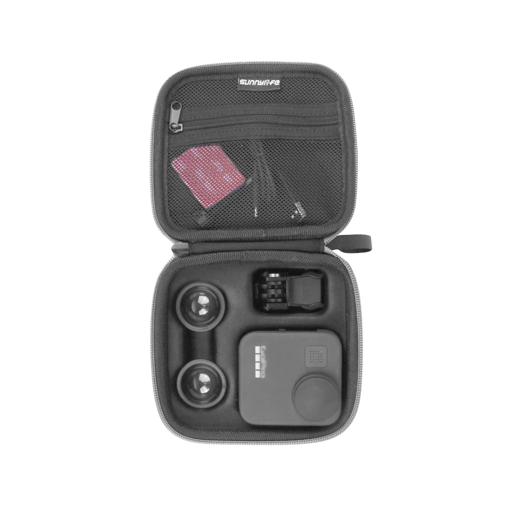 Сумка для хранения для GOPRO MAX, спортивная сумка для камеры, аксессуары для фотосъемки, чехол для костюма, портативный нейлоновый амортизирующий защитный чехол