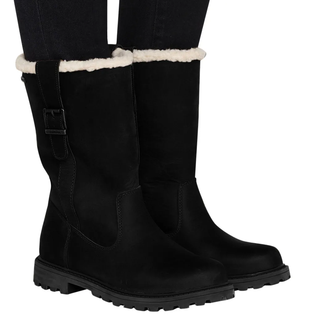 Модные однотонные ботинки на молнии с круглым носком; Botas Mujer; винтажные женские ботинки на не сужающемся книзу массивном каблуке; удобная Водонепроницаемая зимняя обувь