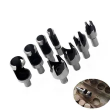 Набор резцов для отверстий для деревянных заглушек набор инструментов для резки заглушек пила с 10 мм хвостовиком из высокоуглеродистой стали режущее сверло