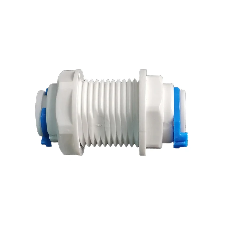 RO Water Straight Pipe Fitting 1/4" 3/8" OD Hose 1/8" 1/4" 3/8" 1/2" 3/4" BSP Male Female Thread Plastic Quick Connector System