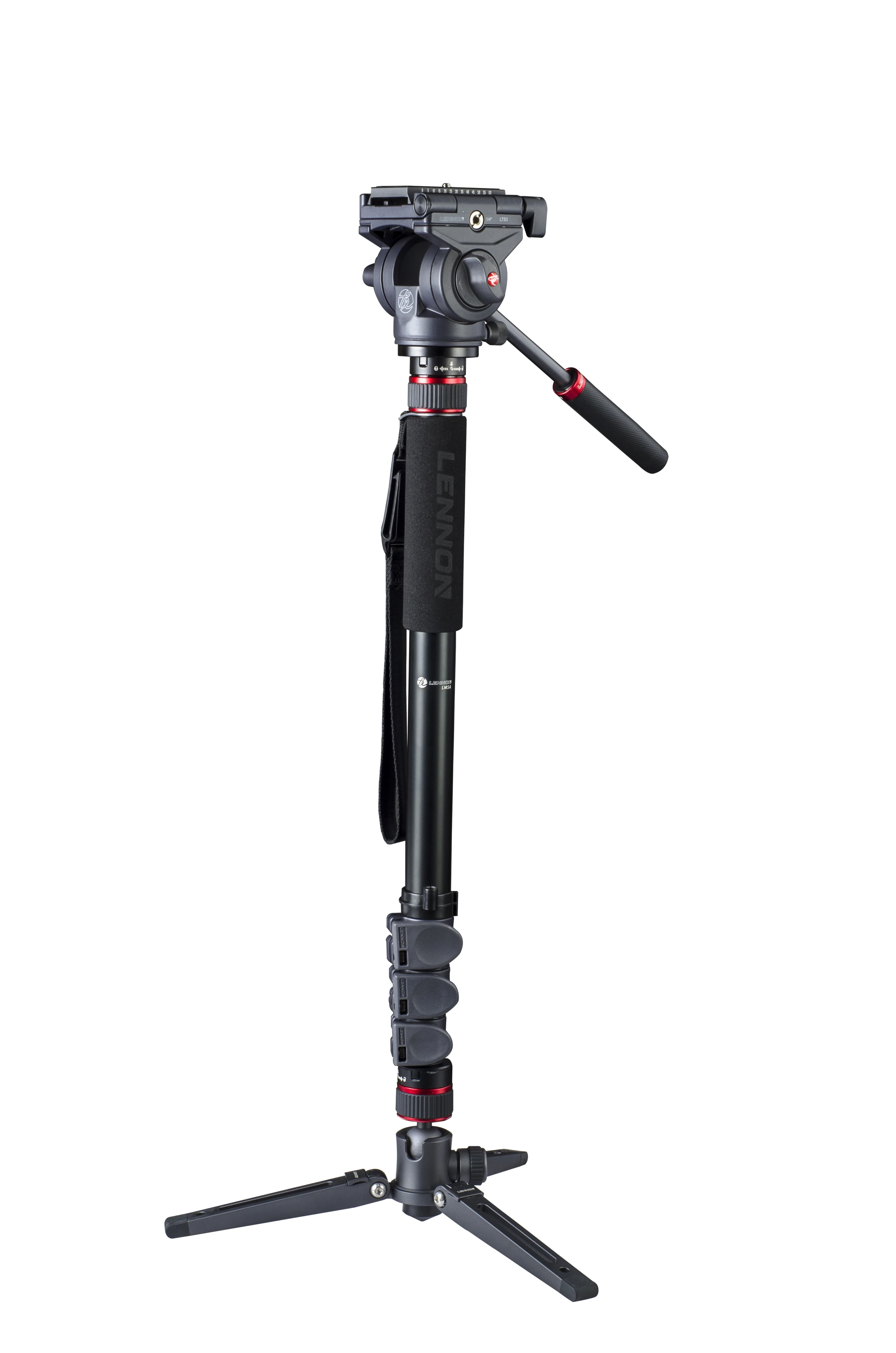 LENNON LM5AH алюминиевая рама Saker Quick Release профессиональный монопод для видео штатив до