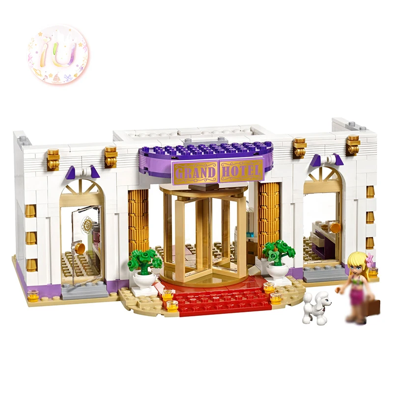 BELA 10547, набор для девочек Heartlake Grand, набор строительных блоков, развивающие игрушки для детей, подарки на день рождения, 1585 шт., совместимые 41101