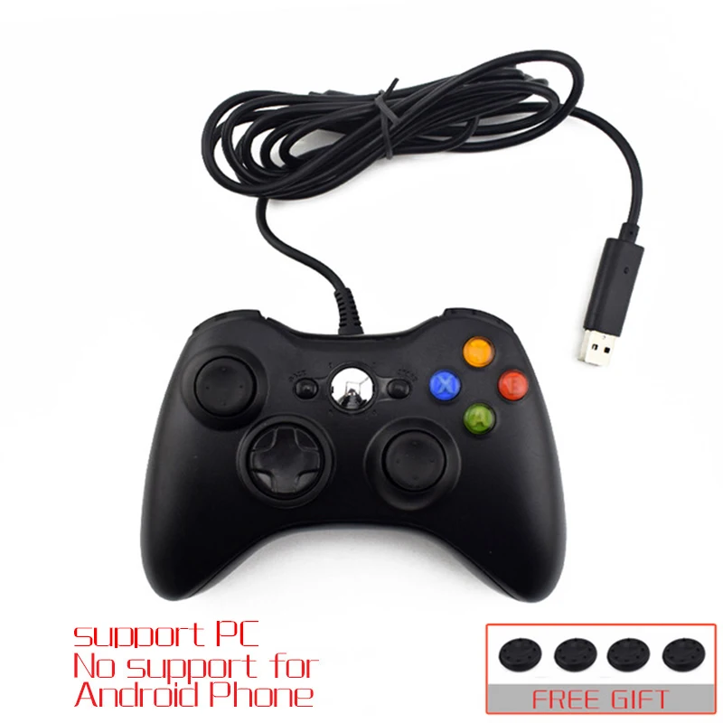 b-black Данных лягушка USB проводной геймпад для Xbox 360/тонкий контроллер для Windows 7/8/10 microsoft ПК контроллер Поддержка для паровой игра - Цвет: b-black