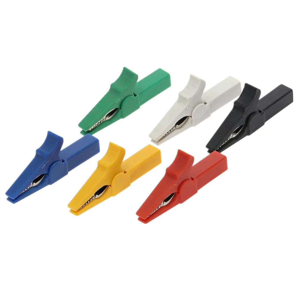 Battery Test Clip 55MM HV Alligator Clip For Banana Plug 4mm Multimeter Pen Cable Probes Crocodile 1pcs alligator clips electric test clamp test probes test leads