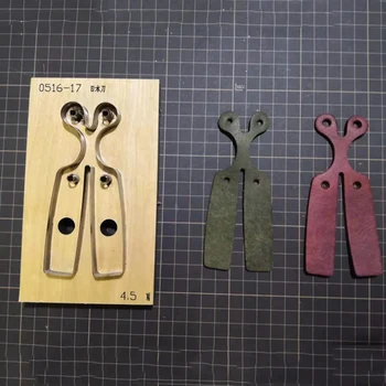 

DIY leather craft key ring buckle die cutting knife mould hand punch tool pattern