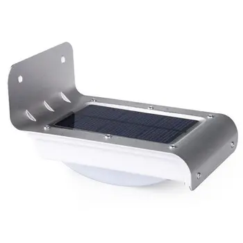 

Solar Powered Light Waterproof 16 LEDs Wall Lamp Intelligent Human Body Induction Lamp Outdoor Security Lamp