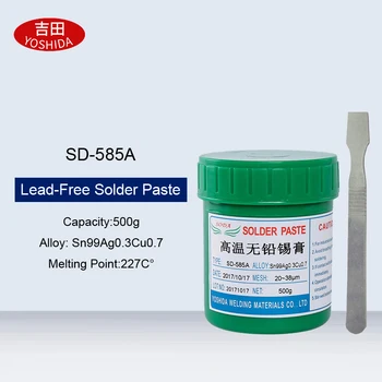 

High Temperature Solde Paste Lead-Free Halogen Free Soldering Tin Paste For BGA Motherboard Welding Repair Sn99Ag0.3Cu0.7