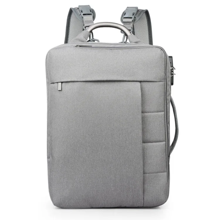 CAI модный Противоугонный рюкзак с замком, вместительная Задняя сумка 15," для ноутбука, бизнес-сумки для книг, водонепроницаемые офисные мужские сумки на молнии