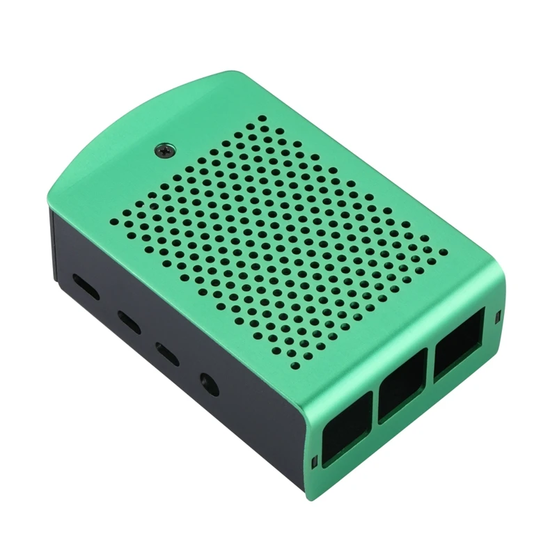 Raspberry Pi 4 Алюминиевый корпус зеленый чехол металлический корпус для RPI 4B RPI 4 Модель B