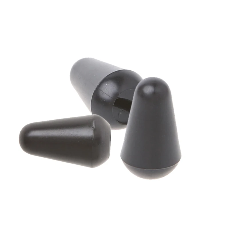 

6pcs Plastic Electric Guitar 3/5 Way Switch Knobs Tip Cap Buttons Replacement