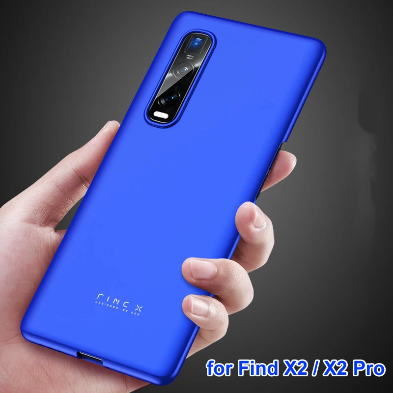 Ультратонкий ударопрочный Матовый Жесткий чехол для OPPO Find X2 Pro 360 | Мобильные