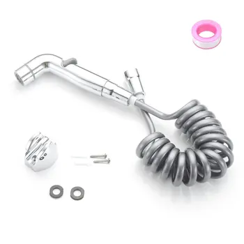 

Abs Universal Flusher Spray Tool Set Automatic Watering And Massage Cleansing Sanitary Wash Big Stream 1 Set